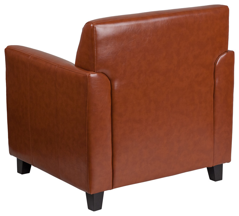 HERCULES Diplomat Series Cognac LeatherSoft Chair   Contemporary   Armchairs And Accent Chairs   by First of a Kind USA Inc  Houzz