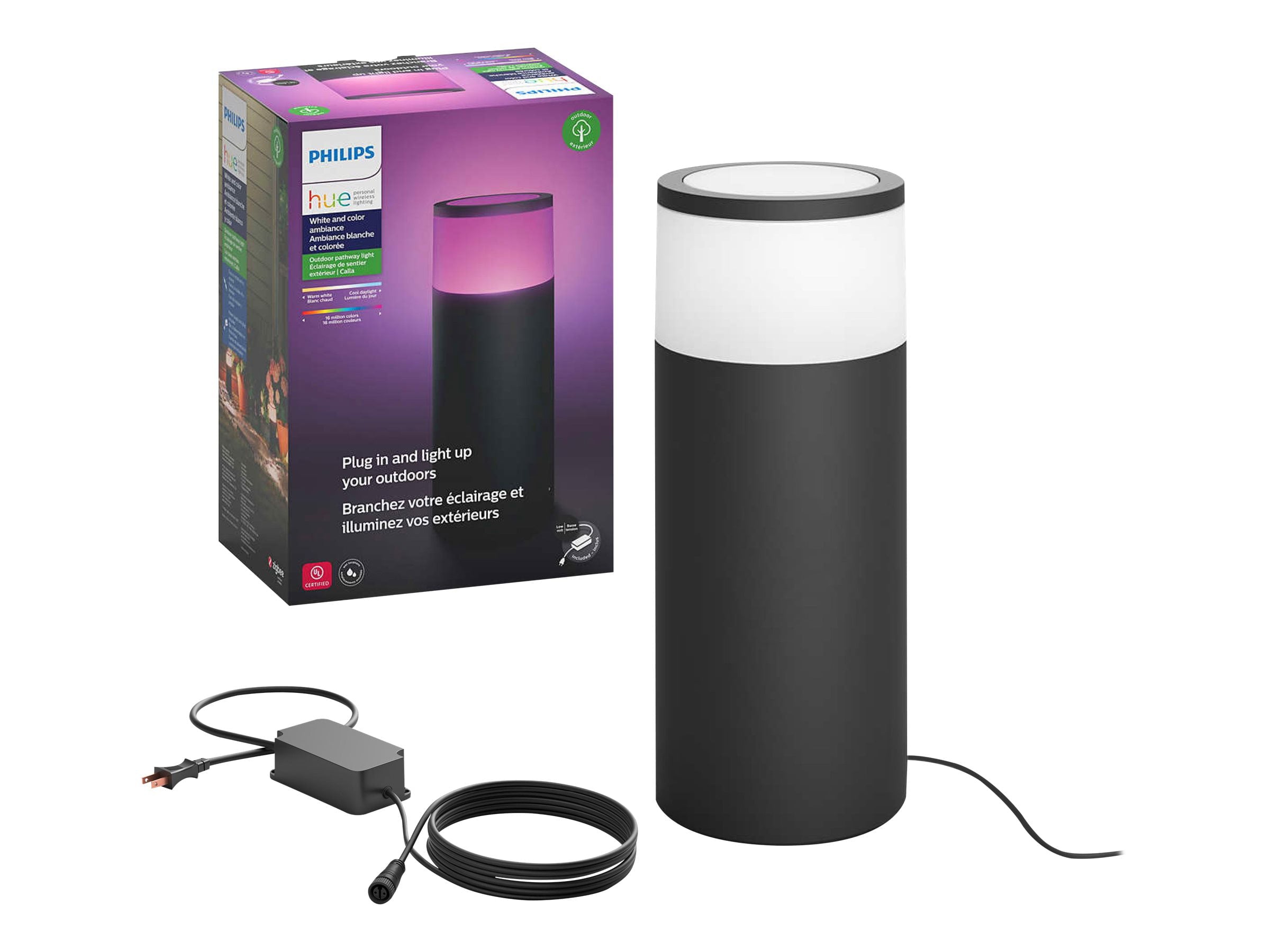 Philips Hue White and Color Ambiance Calla Outdoor Pathway light Base Kit