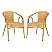 Safavieh Dagny Indoor / Outdoor Stacking Arm Chair 2-piece Set