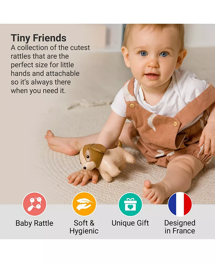 Little Big Friends Adrien The Tiny Dog Rattle