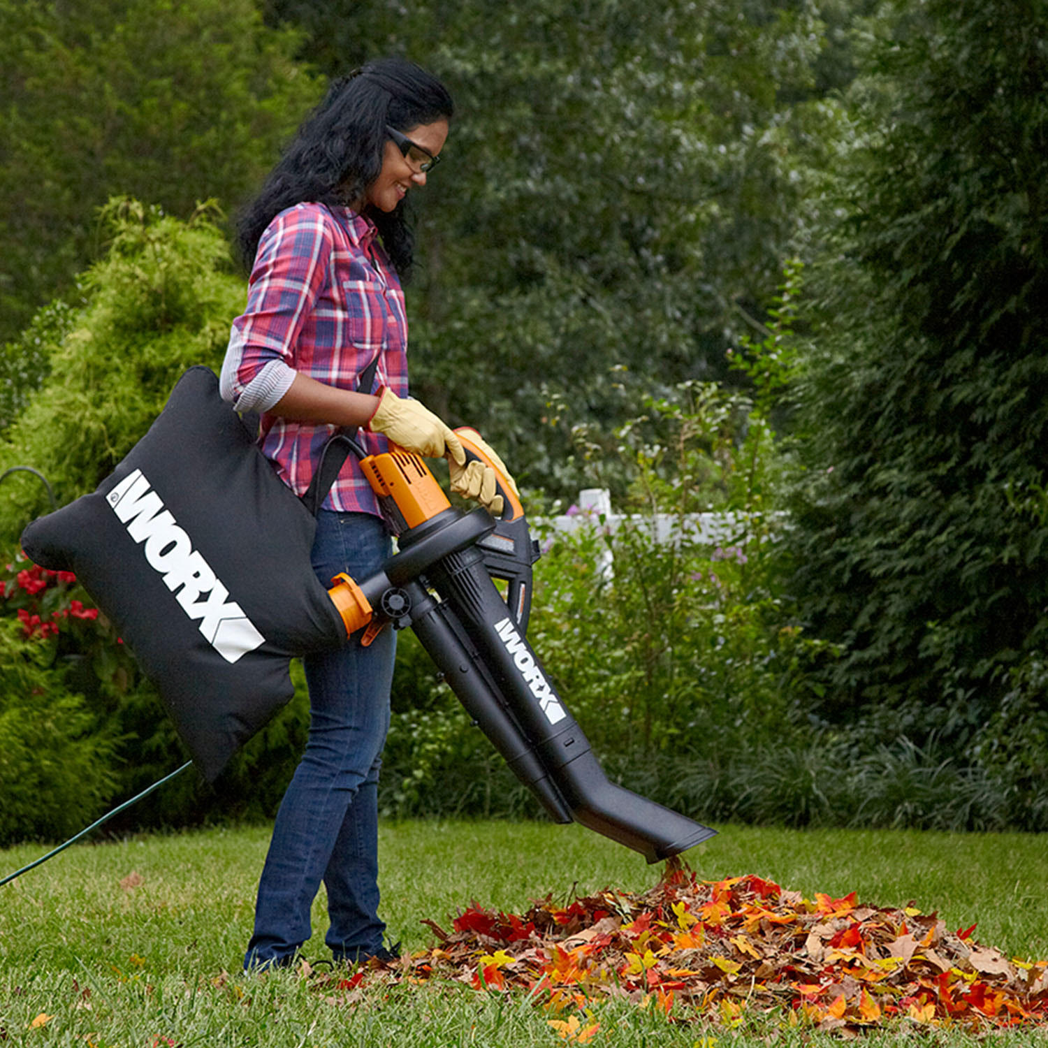 Worx TriVac Electric Corded 12 Amp Yard-in-One Blower/Mulcher/Vacuum