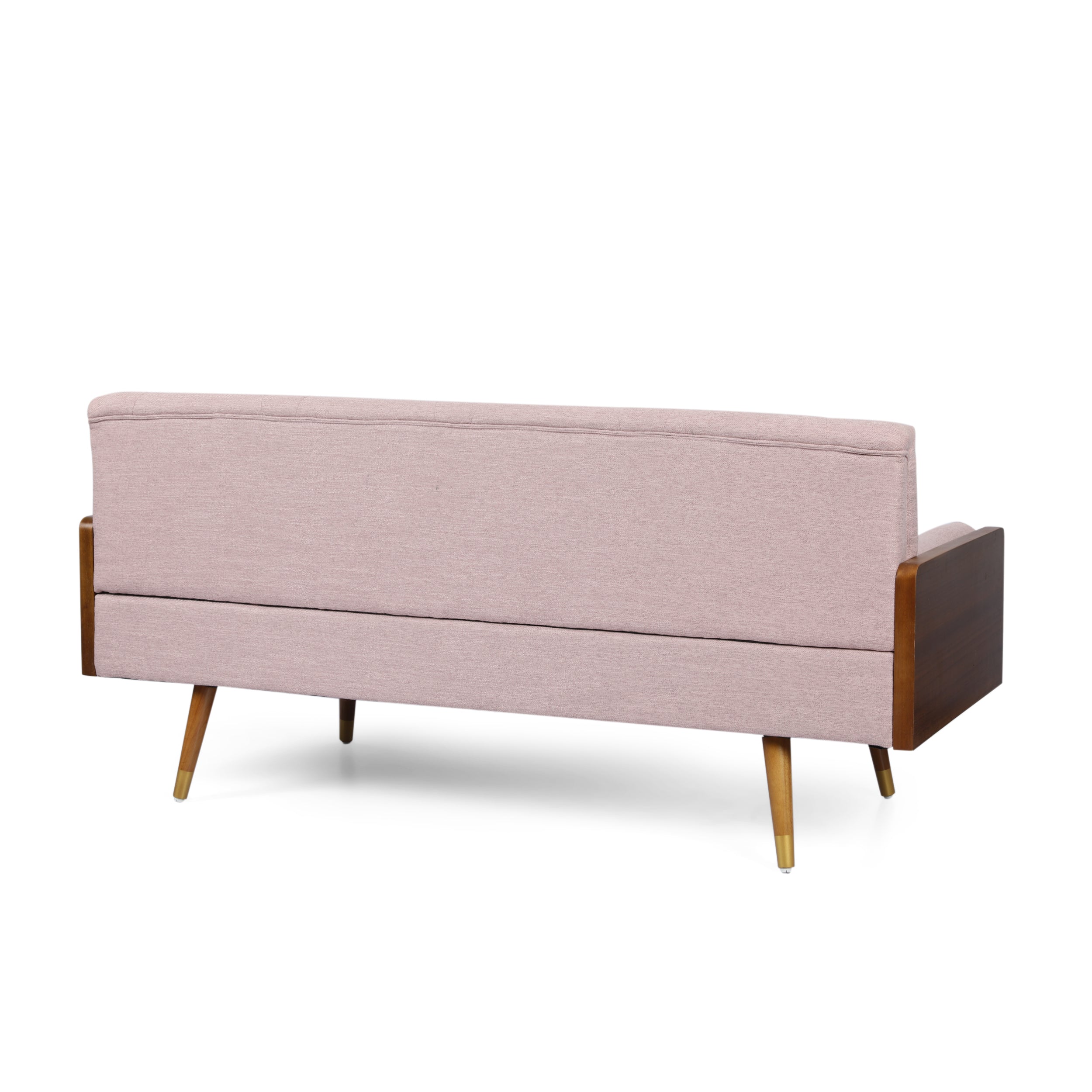 Aidan Mid Century Modern Tufted Fabric Sofa