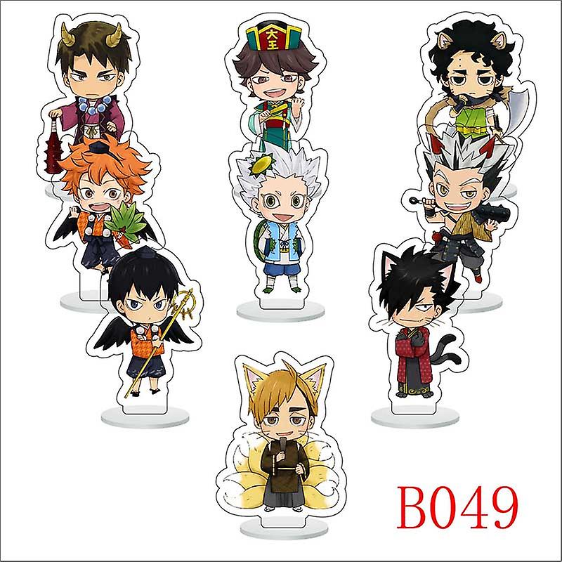 9pcs/set Anime Tokyo Revengers Acrylic Stand Model Manjiro Ken Takemichi Hinata Atsushi Figure Decoration Action Plate Toys，haikyuu37