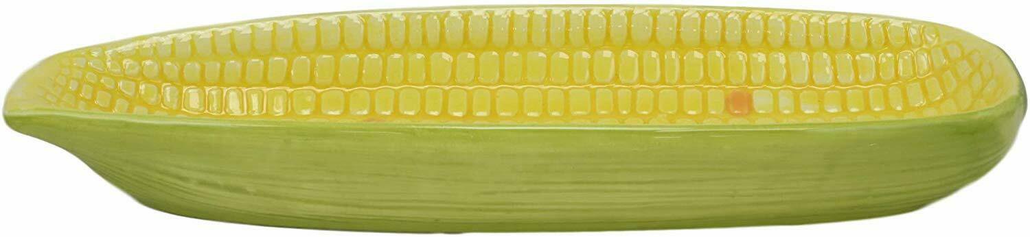 1 Corn Dish Collectible Vegetable Ceramic Glass Kitchen Platter Plate EBR02