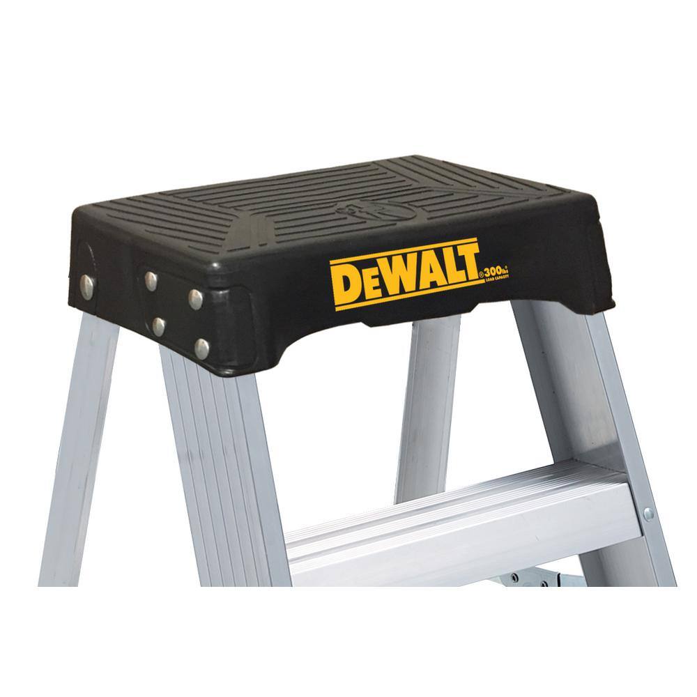 DW 2 ft. Aluminum Step Ladder 300 lbs. Load Capacity Type IA Reach Height 8 ft. DXL2010-02