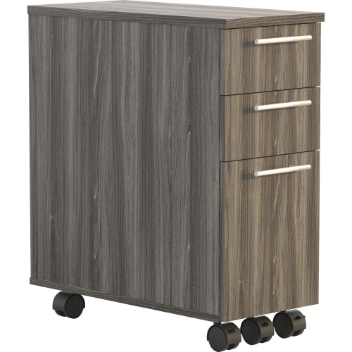 Safco Medina B/B/F Skinny Pedestal - 2-Drawer (ABSPLGS)