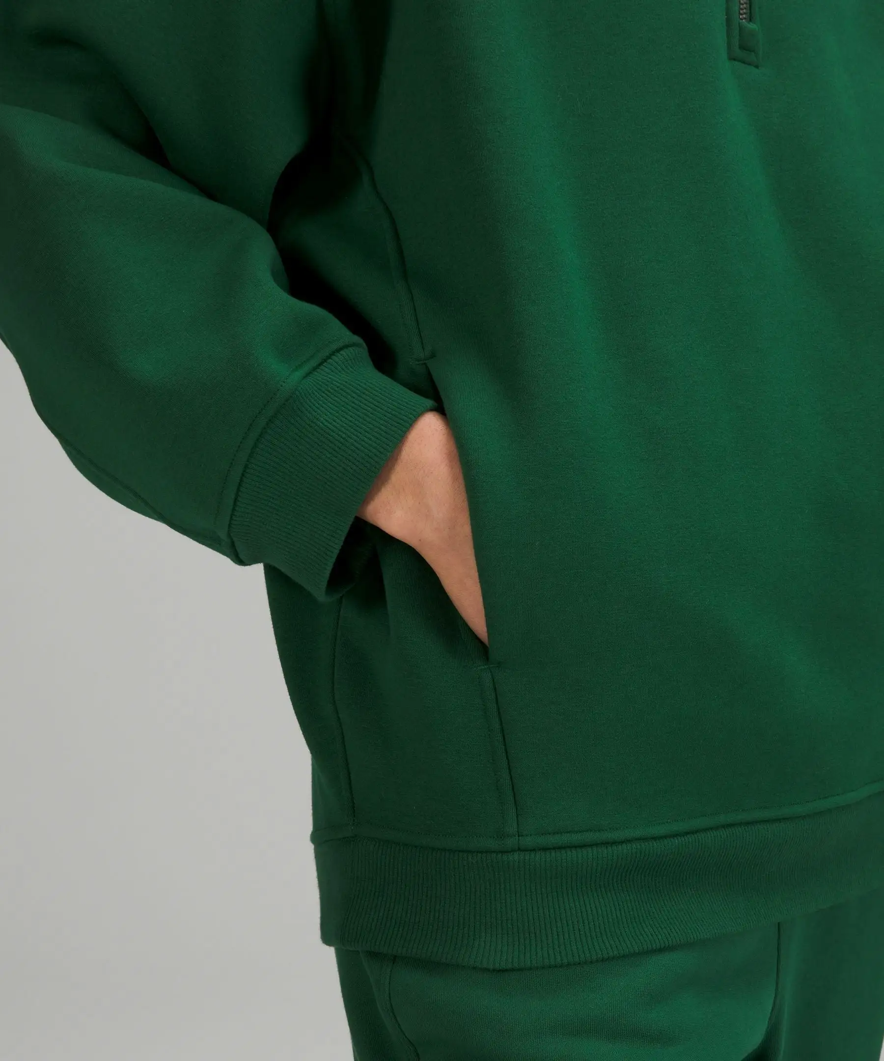 Thick Fleece Half-Zip Online Only