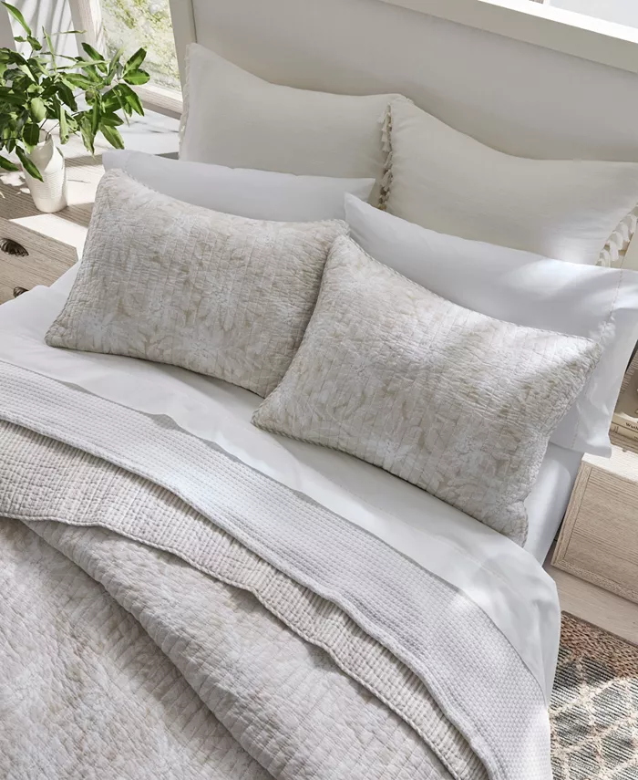 Tommy Bahama Home Makena Cotton Reversible 3 Piece Quilt Set， King