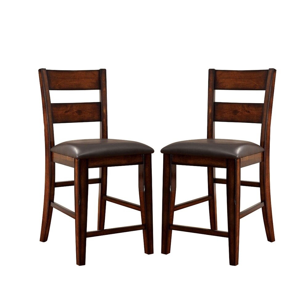 Set of 2 Dining Chair in Dark Cherry