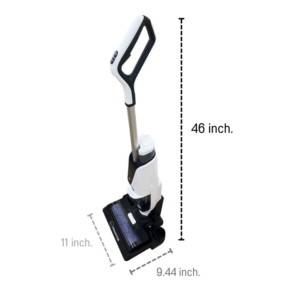 Equator Cordless Self Cleaning Wet/Dry Vacuum Sweep Mop for Hard floors and Carpets with Voice Prompt