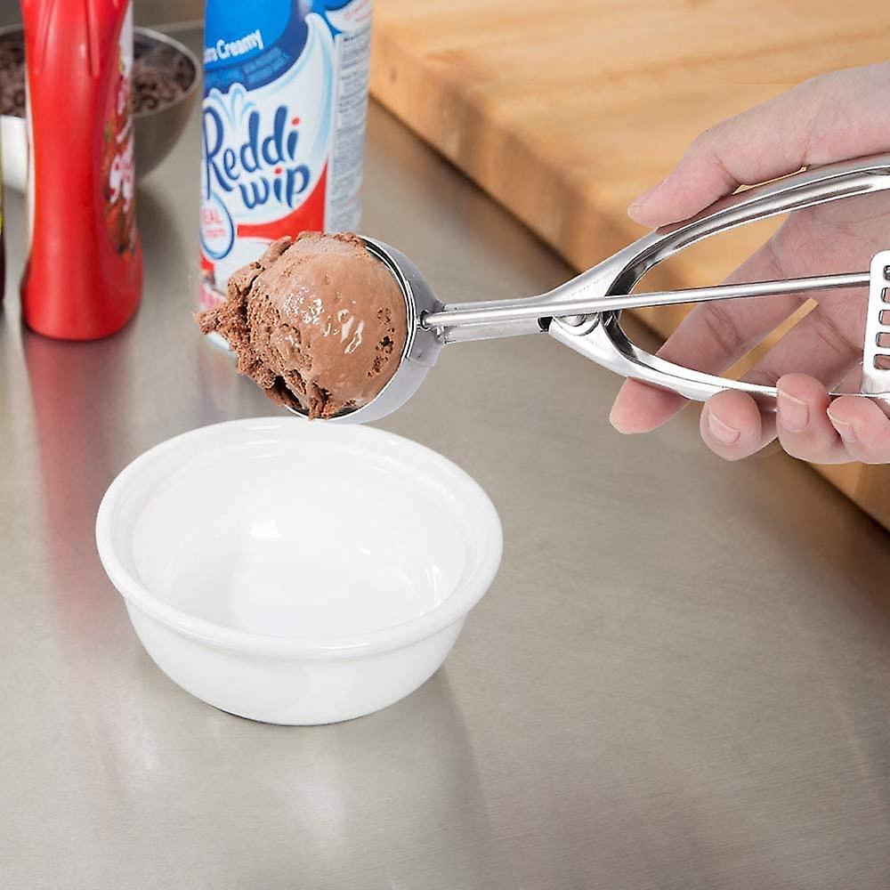 Cookie Scoop Ice Cream Scoop Melon Scoop 18/8 Stainless Steel With Trigger Cupcake Scoops (1.9oz)