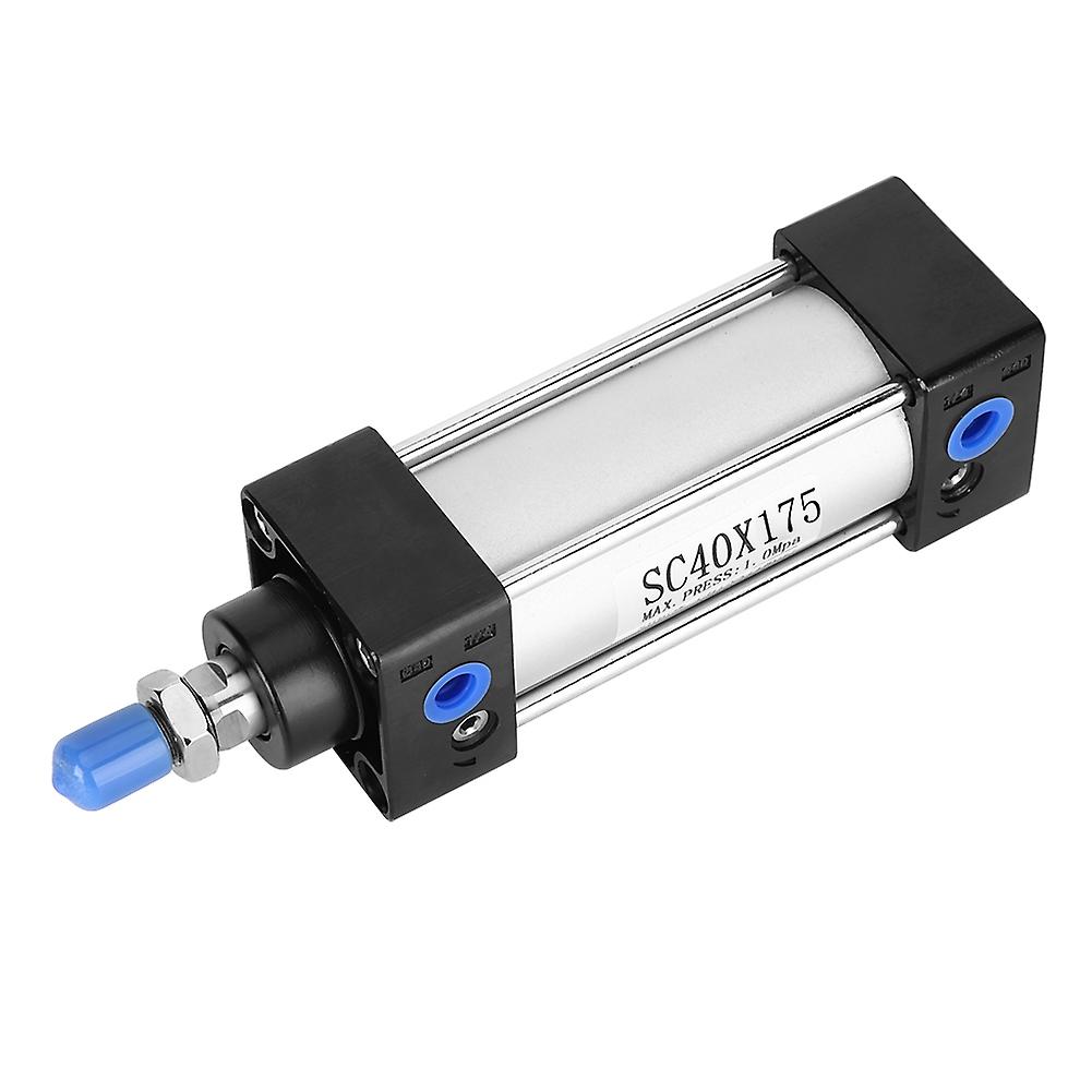 Air Pneumatic Cylinder Double Acting Sc40 Standard Aluminum Alloy Componetssc40x175