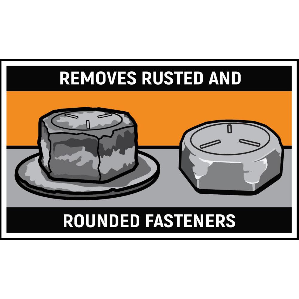 7 Piece 1/4 and 3/8 Drive SAE Bolt Biter™ Impact Extraction Socket Set ;