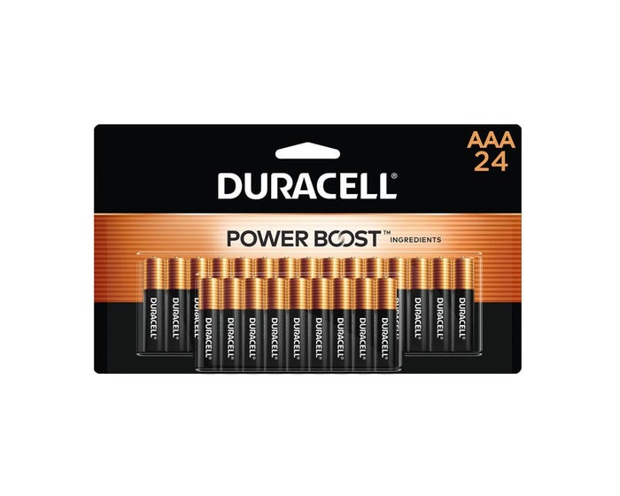 Duracell Coppertop AAA Alkaline Batteries， 24 Pack