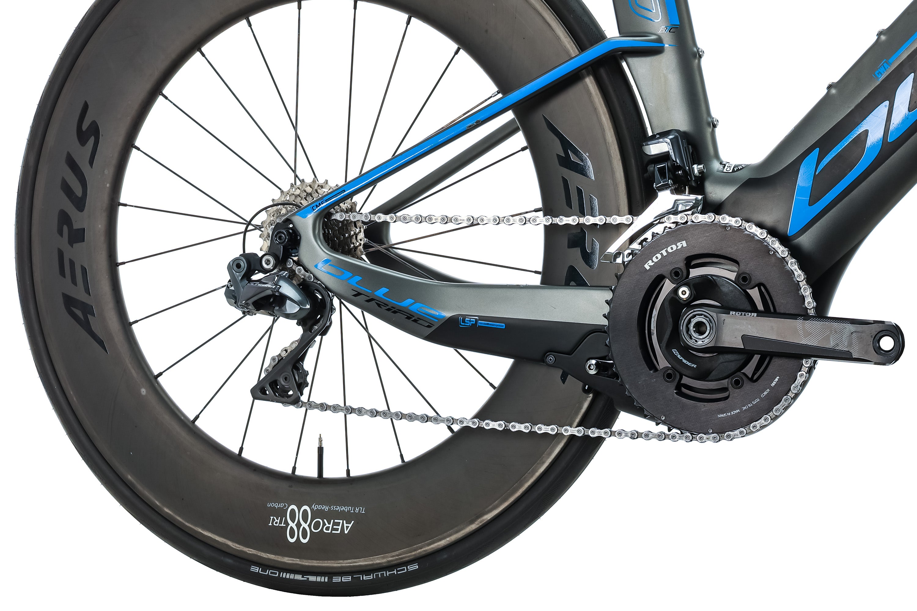 Blue Triad Elite Triathlon Bike - 2017, Medium