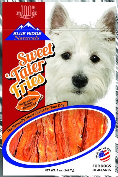 Blue Ridge Naturals Sweet Tater Fries Dehydrated Dog Treats