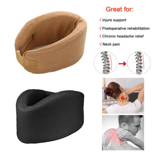 Comfort Cervical Collar Neck Relief Traction Brace Support Stretcher Inflatable U Shape Pillows