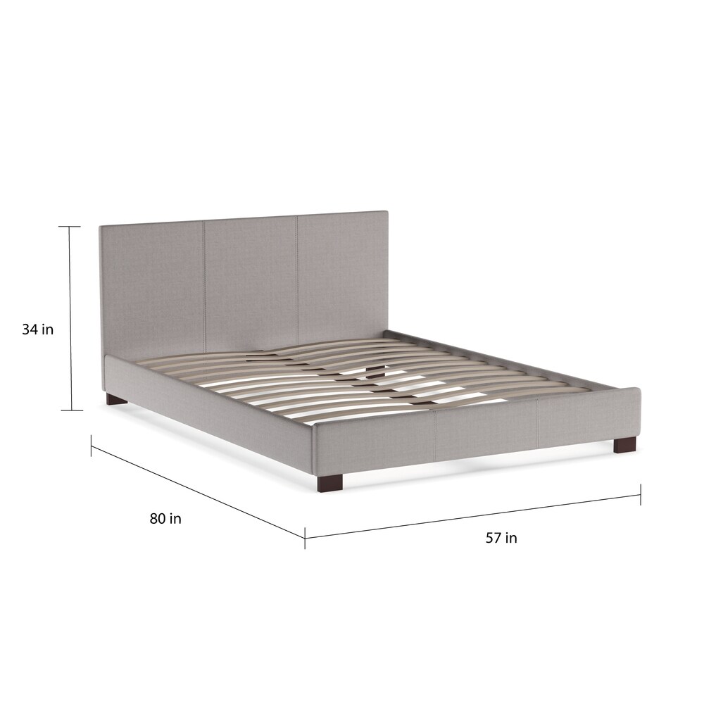 Porch   Den Cordova Contemporary Upholstered Platform Bed