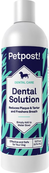 Petpost Dental Solution Dog Dental Water Additive