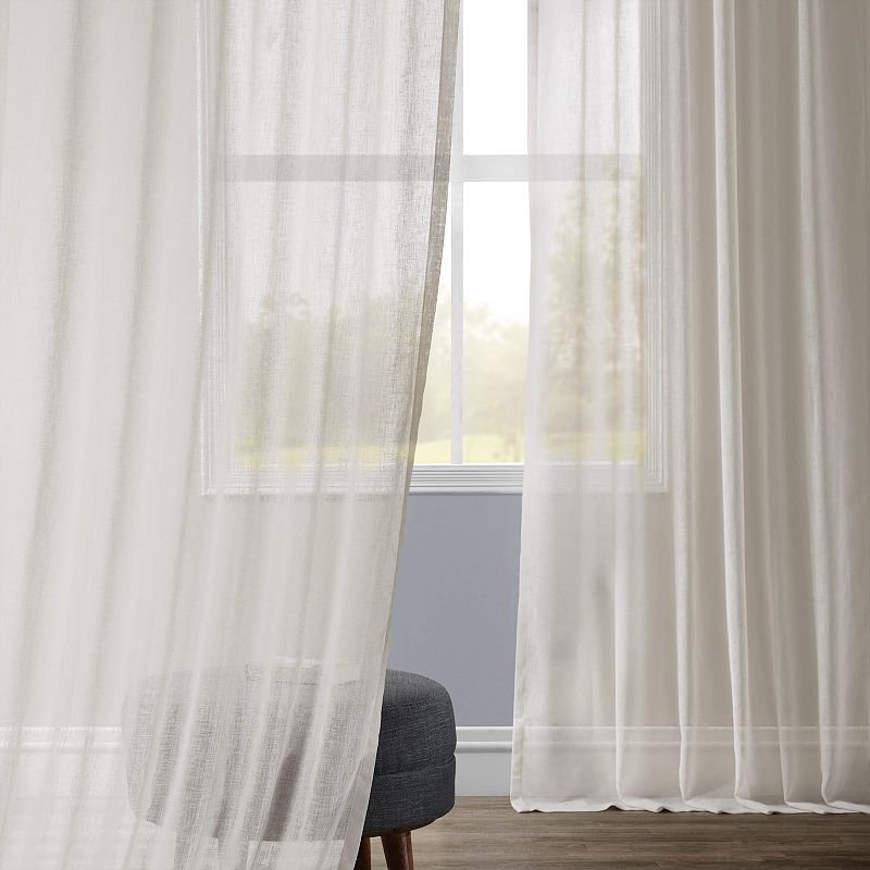 EFF 1-pack Solid Sheer Window Curtain