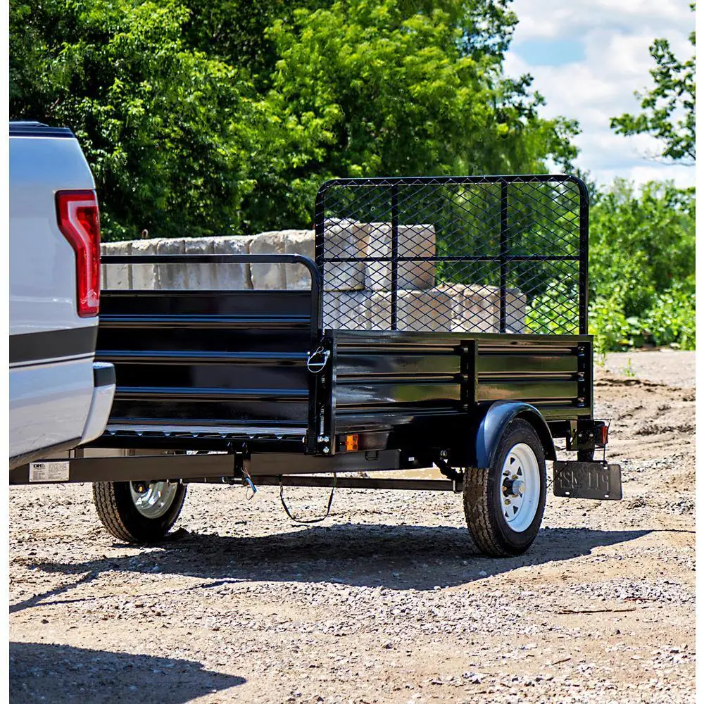 DK2 4.5 ft. x 7.5 ft. Single Axle Utility Trailer Kit with Drive-Up Gate MMT5X7-DUG