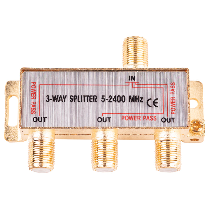 SPLITTER 2GHZ COAX 3WAY