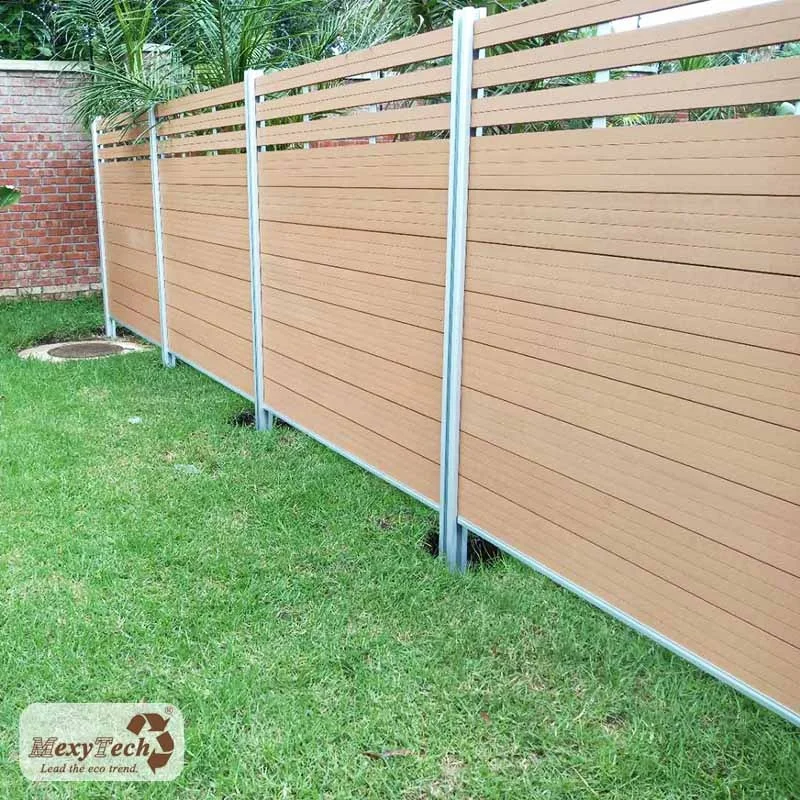 factory supply OEM ODM composite fence board   weather resistant fence for garden outdoor  WPC fence panel