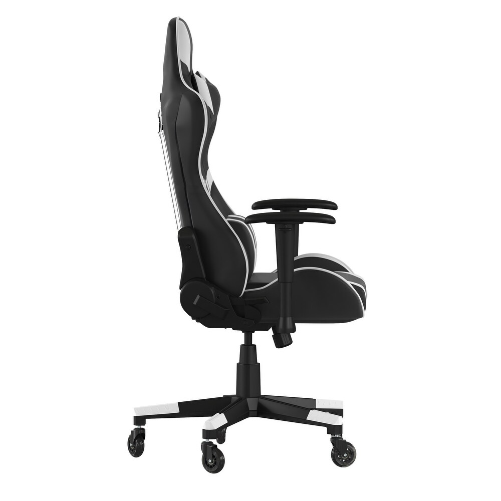 Office Gaming Chair with Roller Wheels   Reclining Back