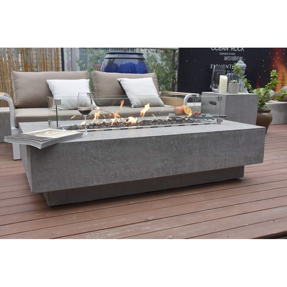 Elementi Hampton Outdoor Fire Pit Table 56\