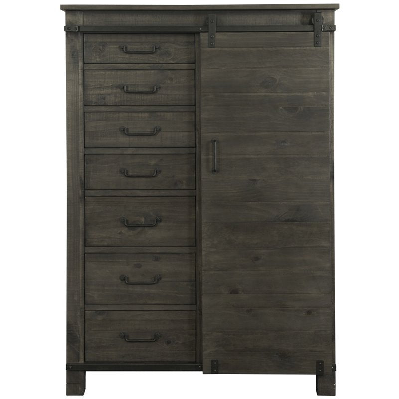 Magnussen Abington Door Chest in Weathered Charcoal