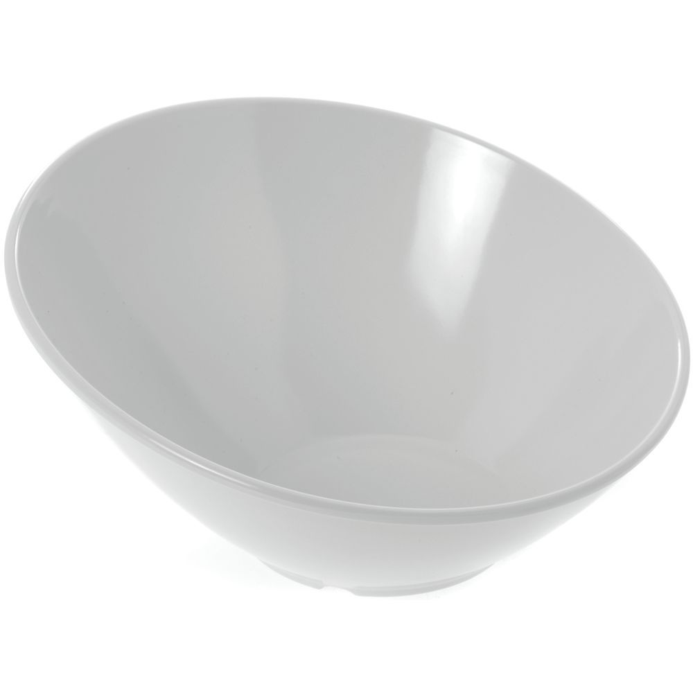 G.E.T. San Michele Cascading 60 oz Round White Melamine Bowl - 12