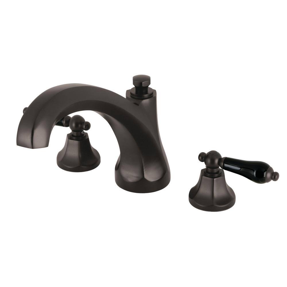 Kingston Brass Duchess 2-Handle Deck-Mount Roman Tub Faucet in Oil Rubbed Bronze (Valve Included) HKS4325PKL