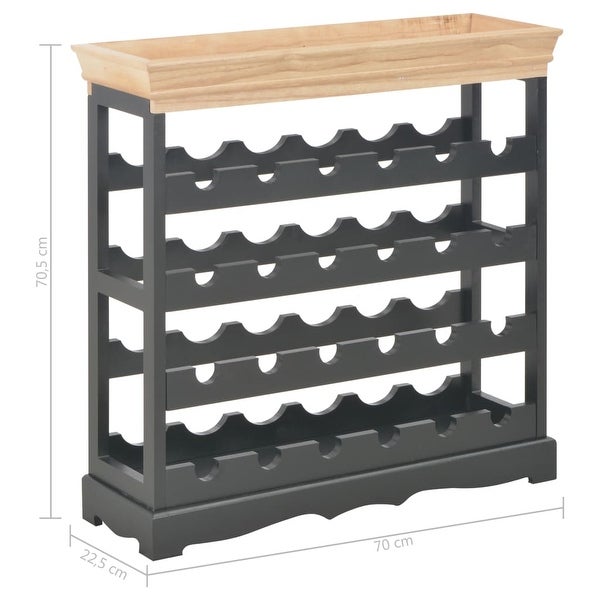 Wine Cabinet Black 27.6