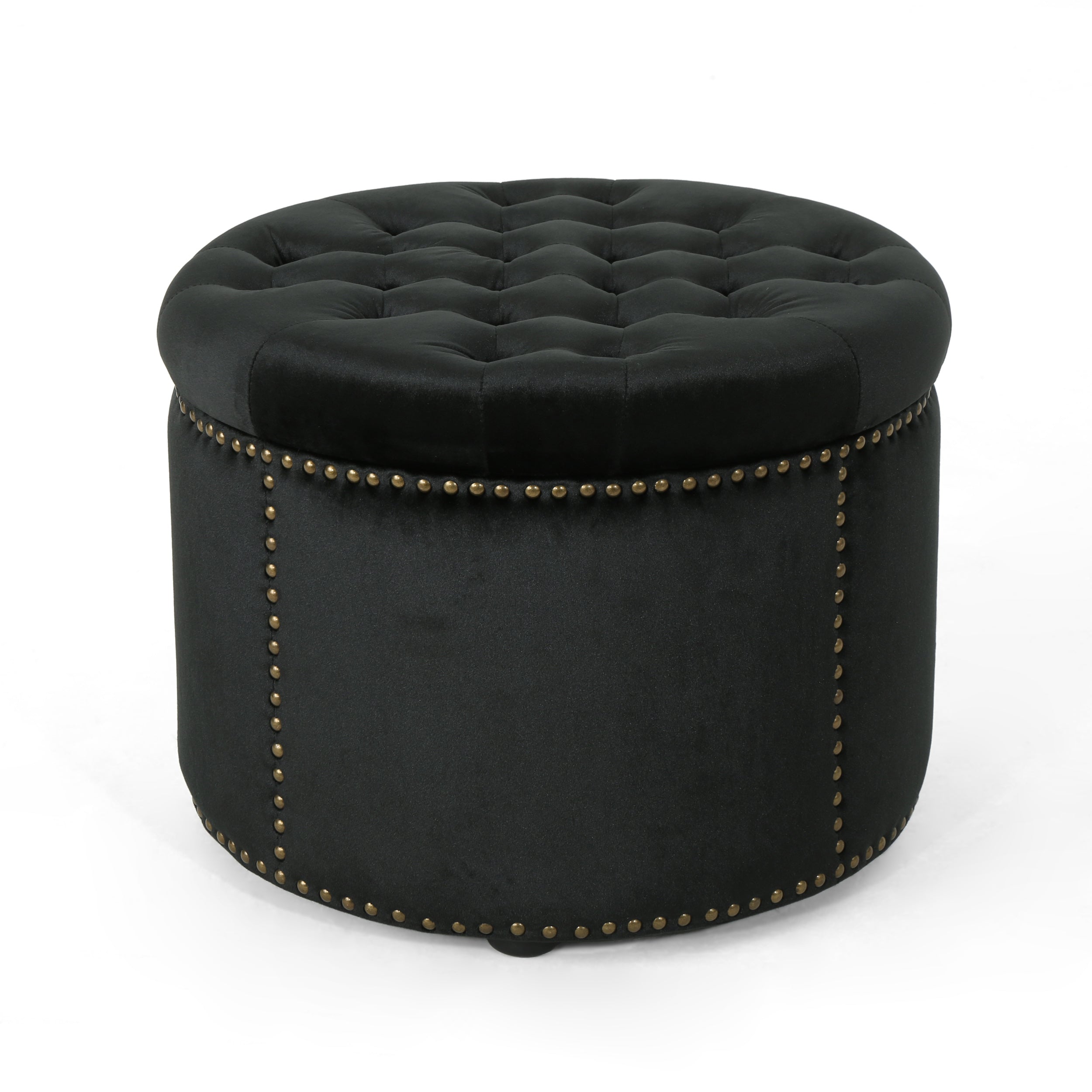 Daralis Glam Velvet Tufted Ottoman