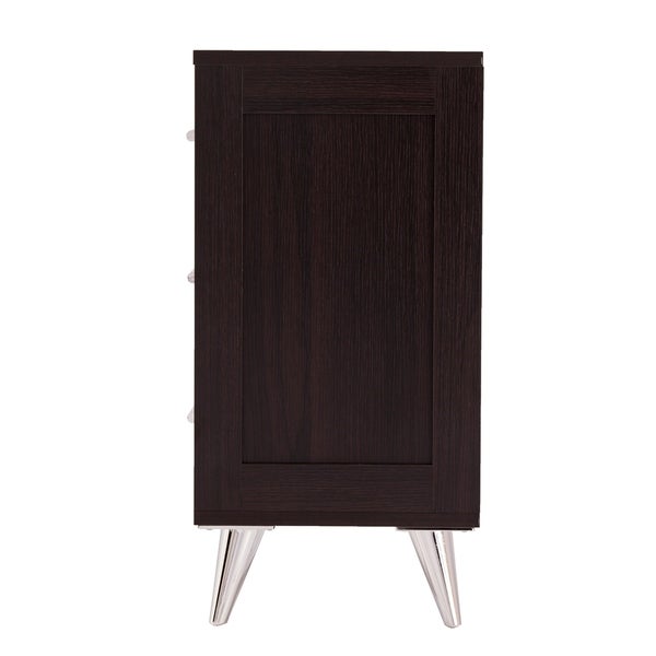 SEI Furniture Narva Mid-century Modern Storage Nightstand - - 25446841