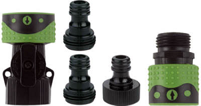 Gilmour-robert Bosch Tool Co Green Thumb Poly Quick Connector Complete Connector Set