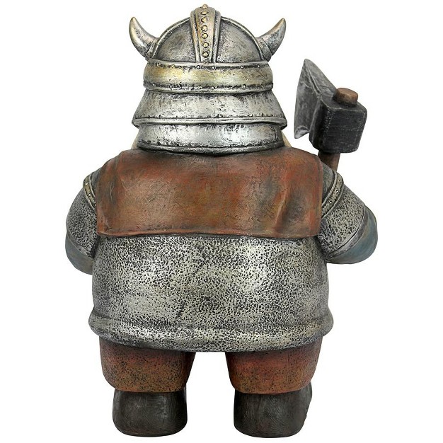 Design Toscano Viking Victor Norse Dwarf Gnome Statue Multicolored