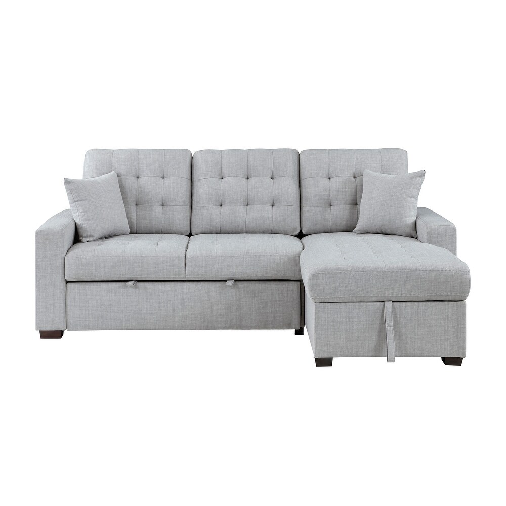 Miles 2 Piece Sectional Sofa Sleeper with Right Chaise