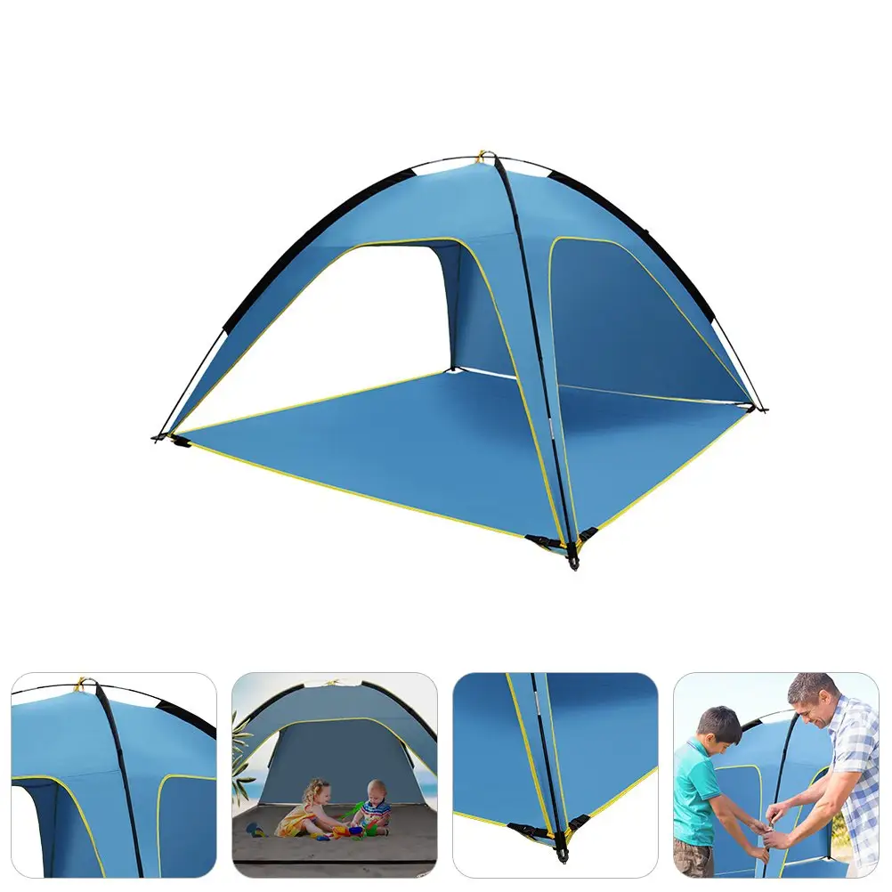 Beach Tent Sun Shelter Breathable Camping Sun Shade Portable Cabana Shelter for Camping  Hiking  Fishing