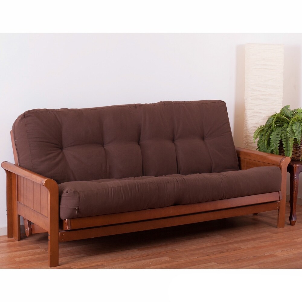 9 inch Thick Twill Futon Mattress (Twin  Full  or Queen)