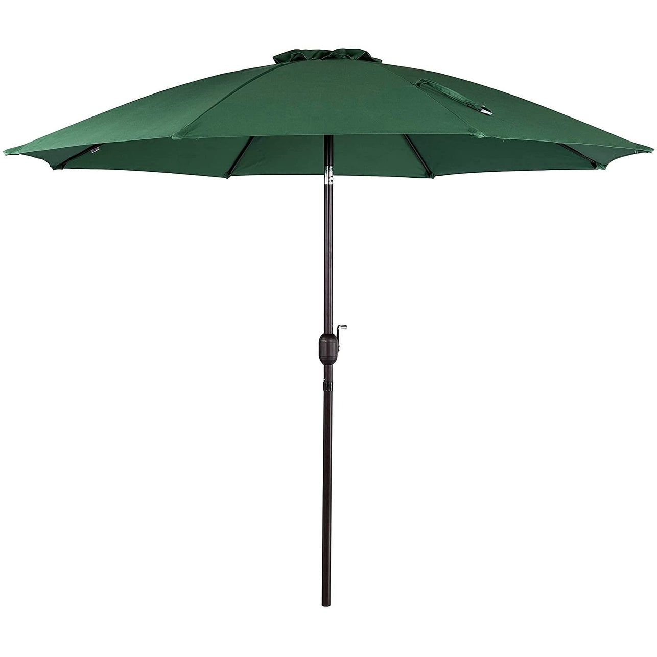 10FT Patio Umbrella Table Market Umbrella with Push Button Tilt， Polyester Canopy Shade - Overstock - 34180980