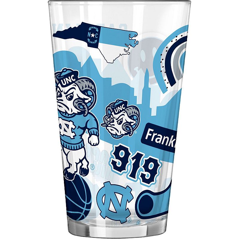 North Carolina Tar Heels 16oz. Native Pint Glass