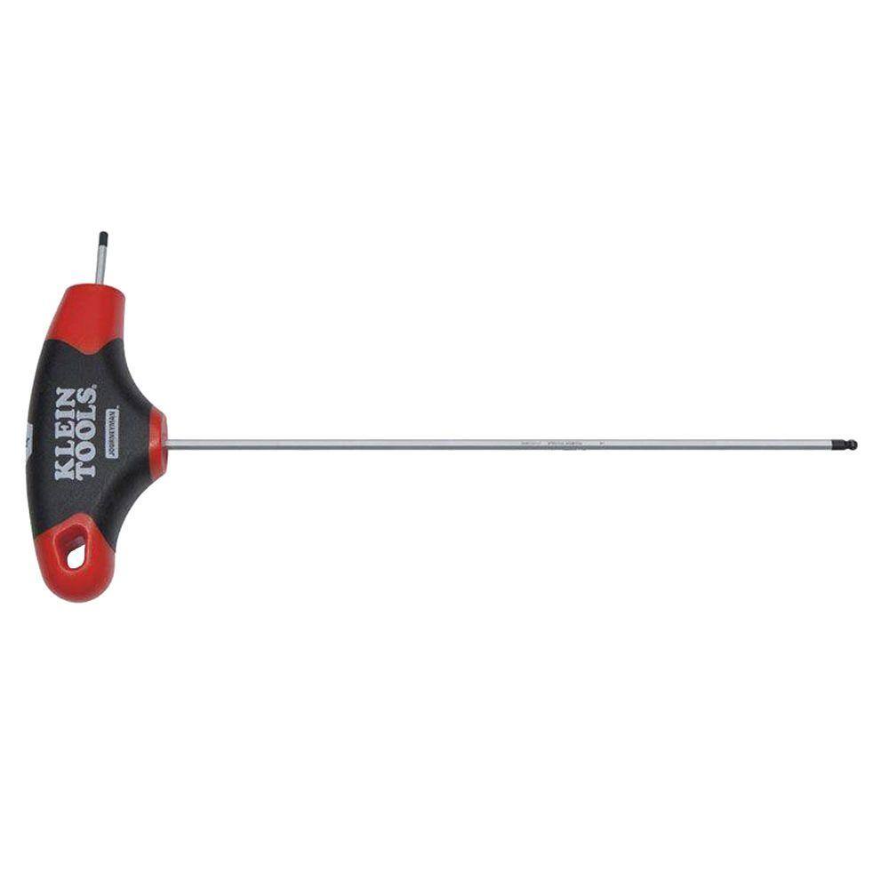 Klein Tools 18 in. Ball-End Journeyman T-Handle Hex Key 6 in. JTH6E08BE