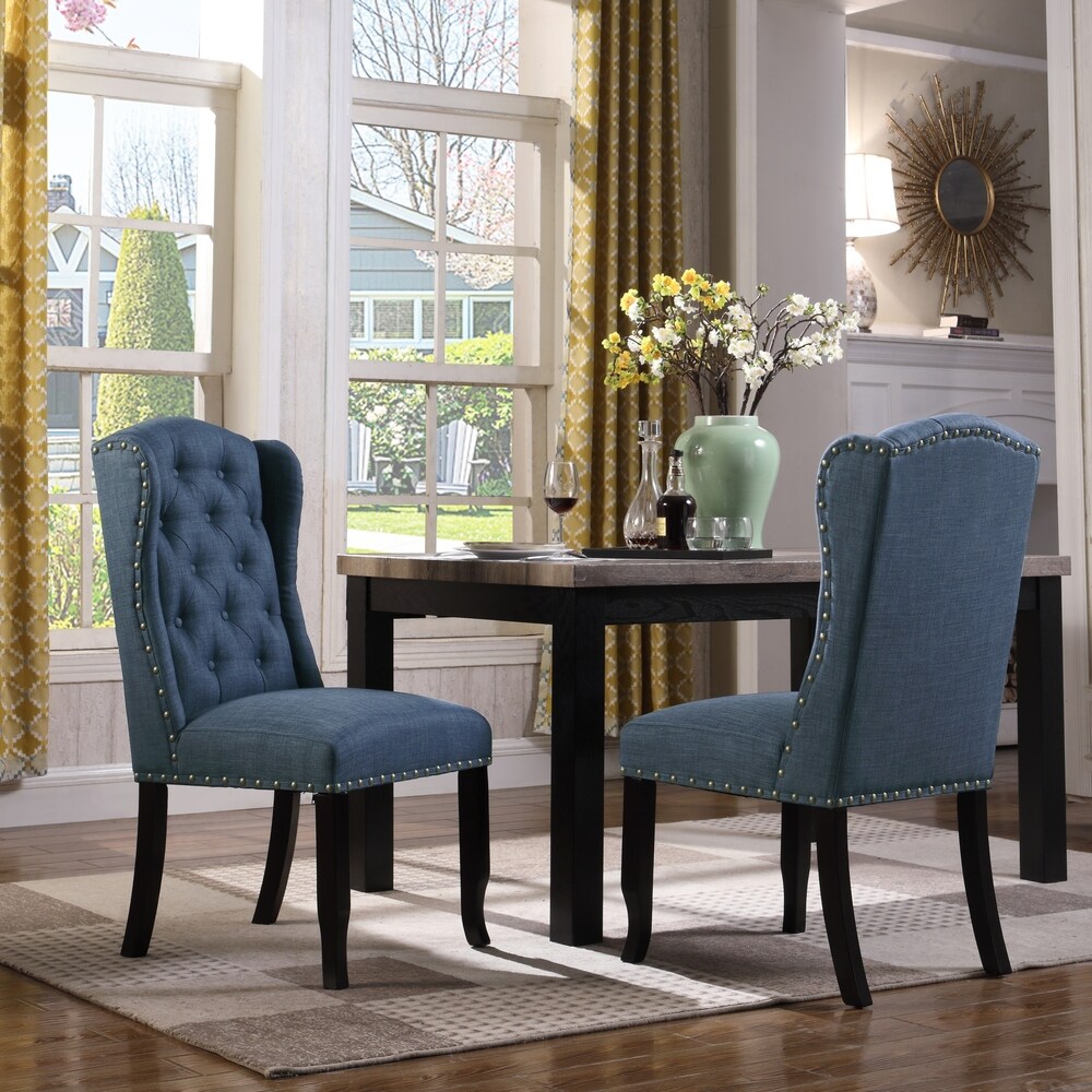 Chic Home Viola Upholstered Dining Chair (Set of 2)