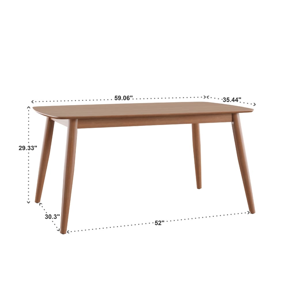 Norwegian Danish Oak Tapered Dining Set by iNSPIRE Q Modern