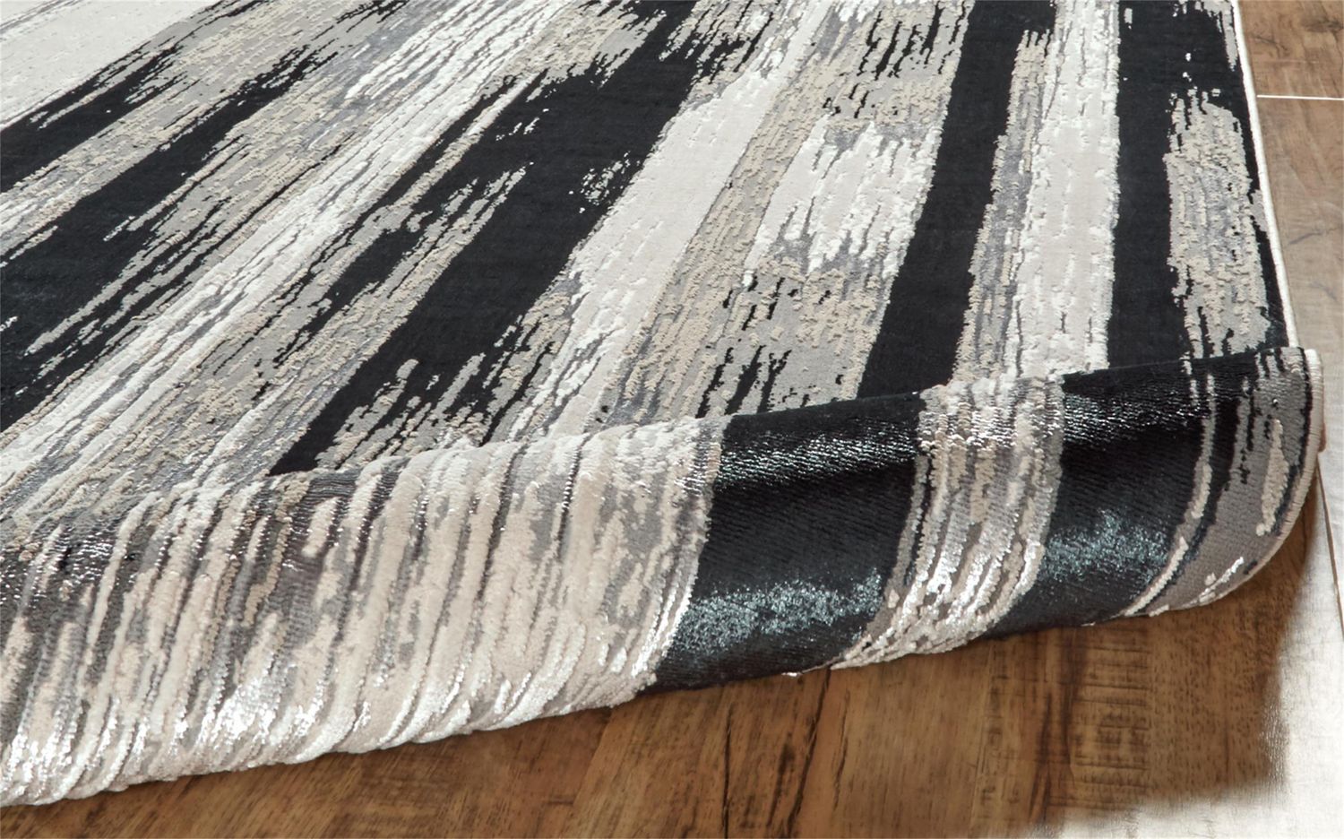 Orin Black Rug by BD Fine