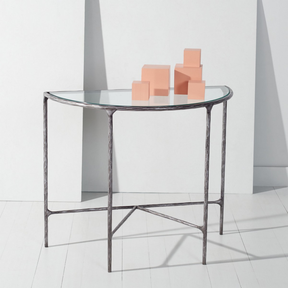 Safavieh Couture Jessa Forged Metal Console Table   Transitional   Console Tables   by Safavieh  Houzz