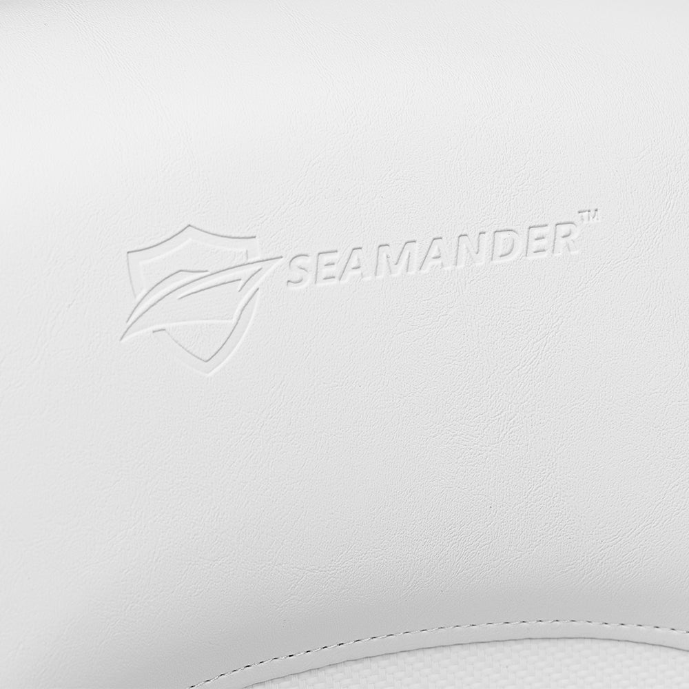 Seamander S1043 Series Premium Bucket Seat，Sport Flip Up Seat， Captain Seat， Colors White/White