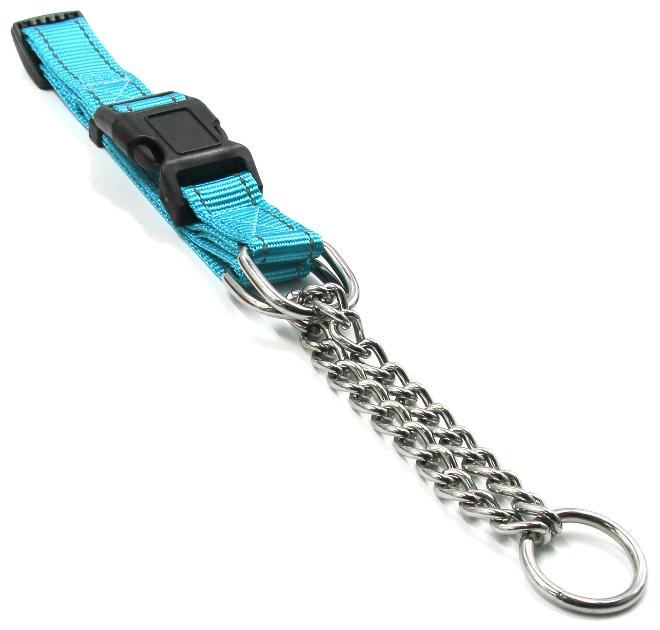 Pet Life ® 'Tutor-Sheild' Martingale Safety and Training Chain Dog Collar