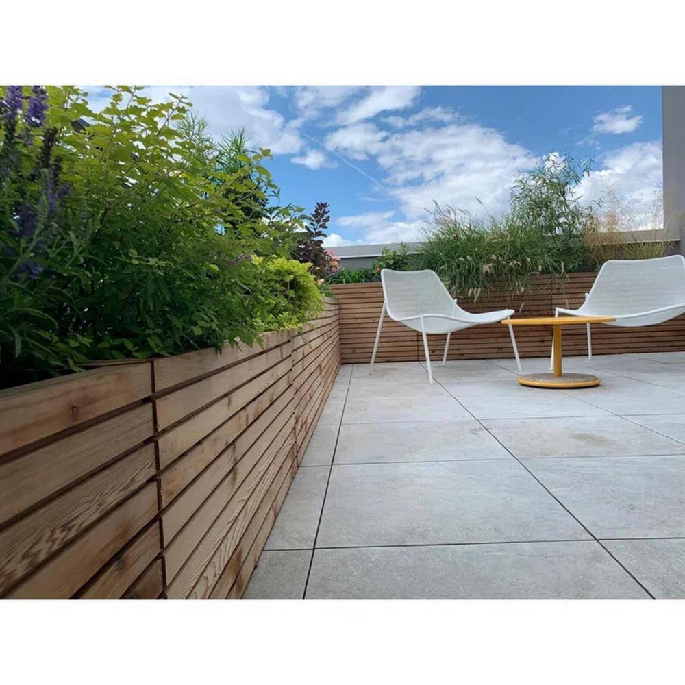 Ejoy 40 in. x 16 in. x 30 in. Solid Wood Mobile Planter Barrier (Set of 2-Pack) SolidWoodPlanter_40x30x16_2pc